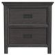 Elements International Hampton Kids Charcoal Nightstand-1