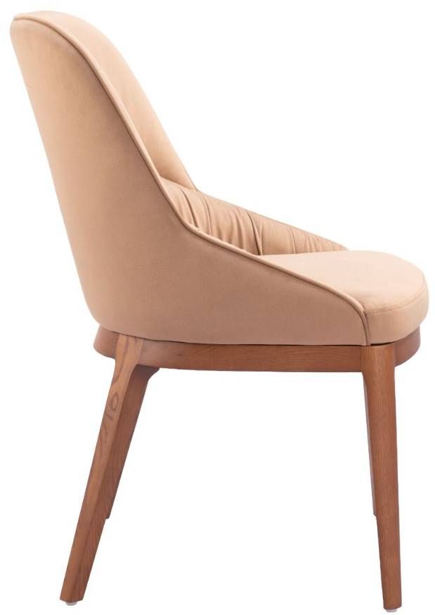 Zuo® Modern Ayr Tan Dining Side Chair-1