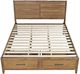 Jofran Inc. Claremont 3-Piece Light Brown Queen Bedroom Set-4