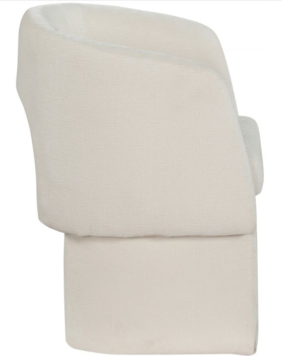 Meridian Furniture Emmet Cream Dining Arm Chair-2