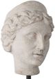 Currey & Company 2-Piece Beige/Black/Pale Gray Venus Head on Stand Set-5