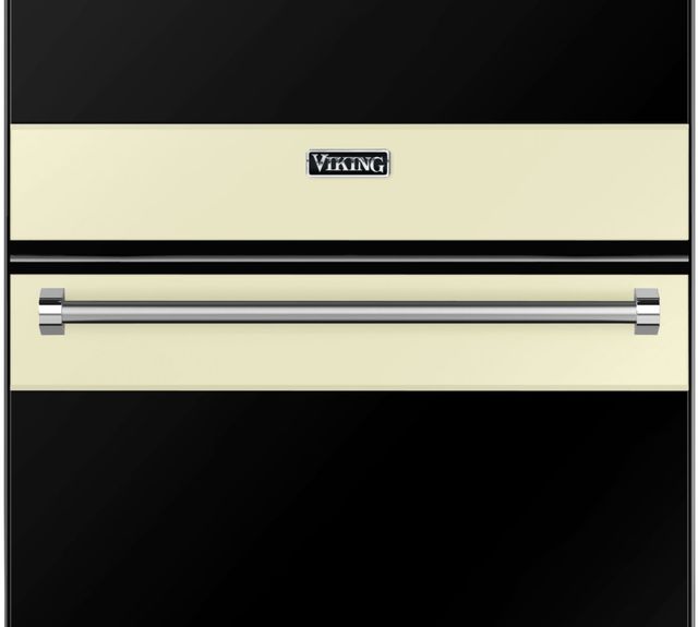 Viking® 3 Series 30" Vanilla Cream Double Electric Wall Oven-1