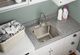 Elkay Lustertone® Lustrous Satin 19.5" 3-Hole Single Bowl Drop-in Laundry Sink-2