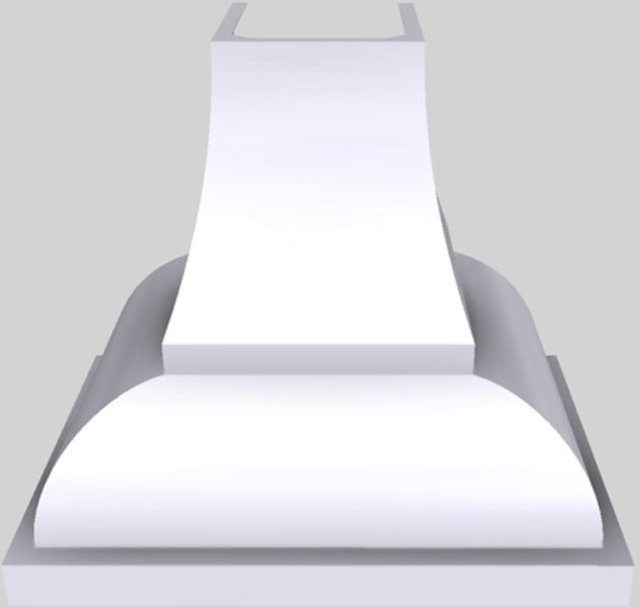 Vent-A-Hood® Designer Series 36" White Wall Mounted Range Hood-0