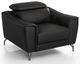 VIG Furniture Divani Casa Danis Black Leather Chair-0