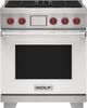 Wolf® 30" White Pro Style Dual Fuel Range-0