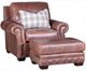 Mayo Customizable 5587L Leather Ottoman-1