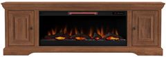 Legends Home Charleston Brown 78'' Fireplace Console