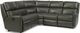 Flexsteel® Catalina Black Reclining Sectional-0