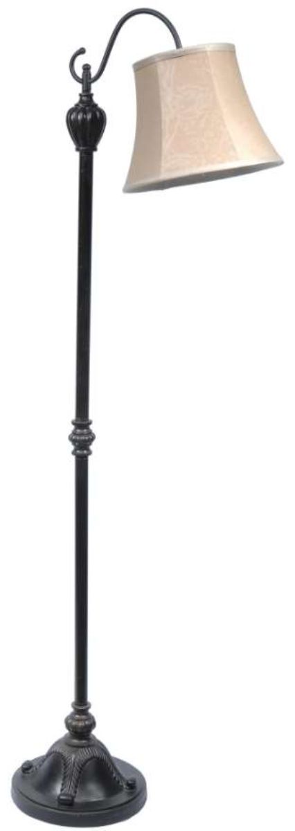 Crestview Collection Briggs Downbridge Brown Floor Lamp-0