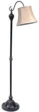 Crestview Collection Briggs Downbridge Brown Floor Lamp-0