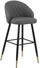 New Classic® Home Furnishings Oliver Black/Gray Bar Stool-0