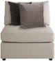 Bassett® Furniture Beckham Beige Armless Chair-1