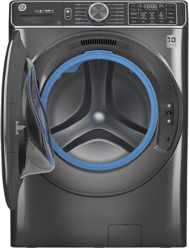 GE® 5.0 Cu. Ft. Diamond Gray Smart Front Load Washer-1