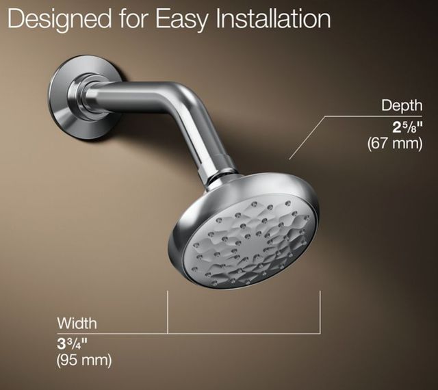 KOHLER® Awaken® B90 Polished Chrome 1.5 GPM Single-Function Handshower-3