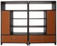 Michael Amini® 21 Cosmopolitan™ 2-Piece Diablo Orange/Umber Bookcase-1