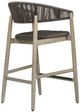 Uttermost® Dermott Cerused Wheat Wooden Outdoor Counter Stool-5