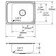 Elkay Lustertone® Classic Lustrous Satin Stainless Steel 1-Hole Single Bowl Drop-In Classroom Sink-1