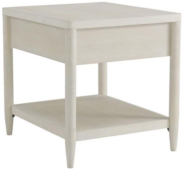 Riverside Furniture Maren White Sand Side Table-3
