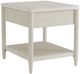 Riverside Furniture Maren White Sand Side Table-3