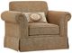 Michael Amini® Carrollton Beige/Light Gray Accent Chair-0