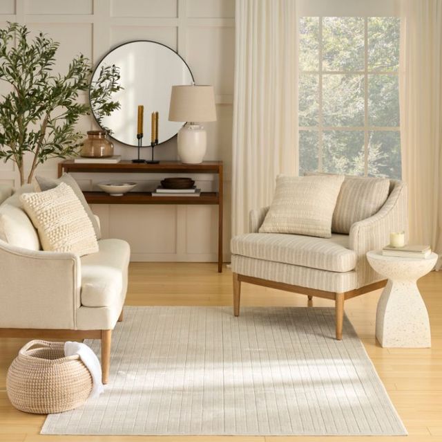 Nourison Home™ Washable Charm Ivory Modern 5'x7' Area Rug-2