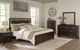 Signature Design by Ashley® Covetown 4-Piece Dark Brown King Panel Bedroom Set-5