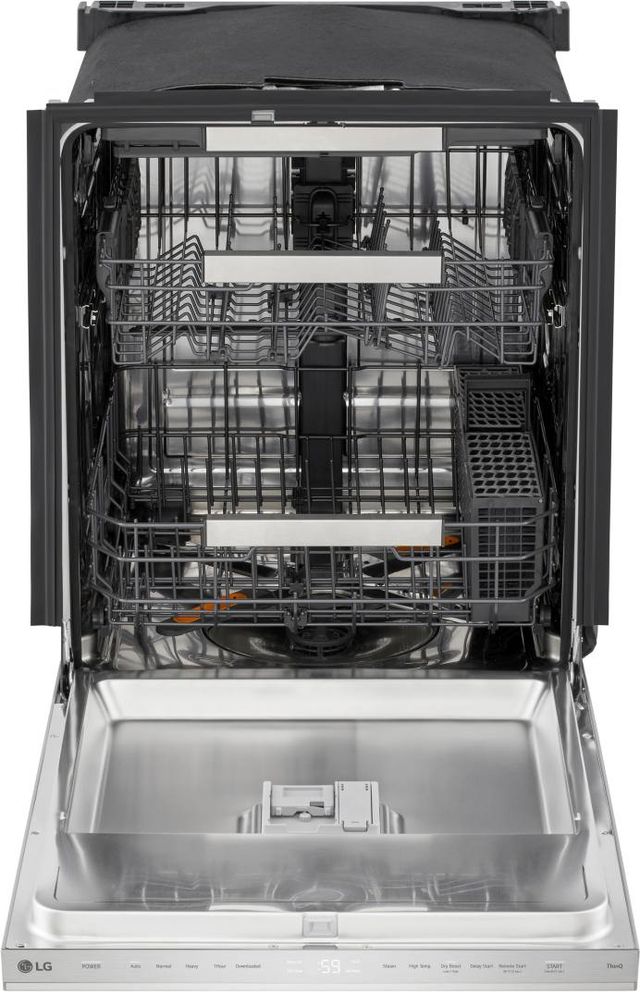 LG 24" PrintProof™ Stainless Steel Top Control Built-In Dishwasher with 1 Hour Wash and Dry-1