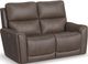Flexsteel® Carter Cappuccino Power Reclining Loveseat with Power Headrests and Lumbar-0