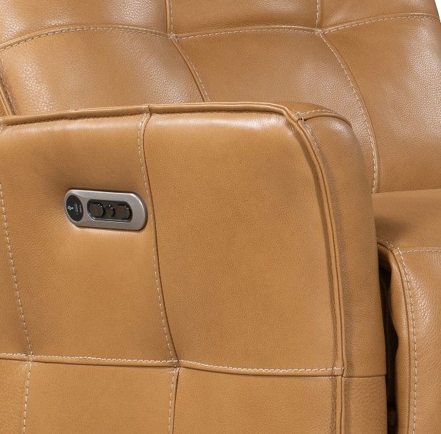 Parker House® Gershwin Lucca Butterscotch Zero Gravity Power Reclining Loveseat -3