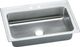 Elkay Celebrity® Brushed Satin 33" x 22" x 7-1/4" 2-Hole Single Bowl Drop-In Sink-0