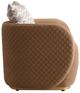 Michael Amini® Ariana Caramel/Gold Chair-3