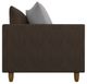 Best® Home Furnishings Customizable Bayment Leather Full Memory Foam Stationary Sofa Sleeper with Honey Birch Legs-2