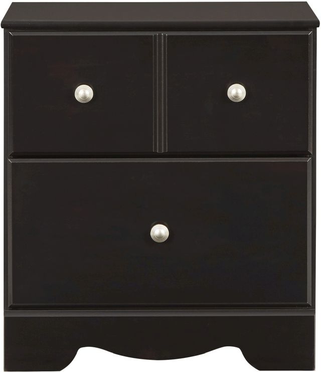 Signature Design by Ashley® Mirlotown Almost Black Nightstand-1