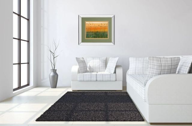 Classy Art Golden Bayou by Holman Mirror Framed Wall Art-2