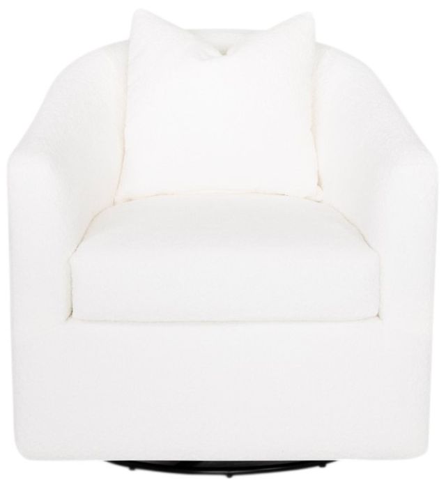Franklin™ Maya Fabulous Snow Swivel Accent Chair-2