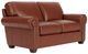 Flexsteel® Customizable Carson Leather Loveseat-0