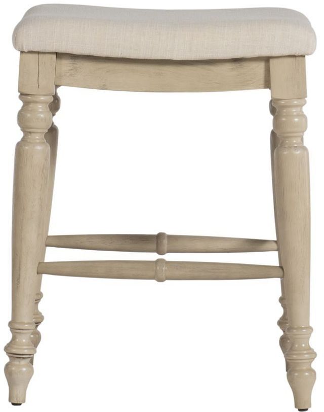 Linon Marino Antique White Counter Stool-3