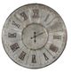A & B Home Jonet Vintage Matte Bronze Round Clock-0