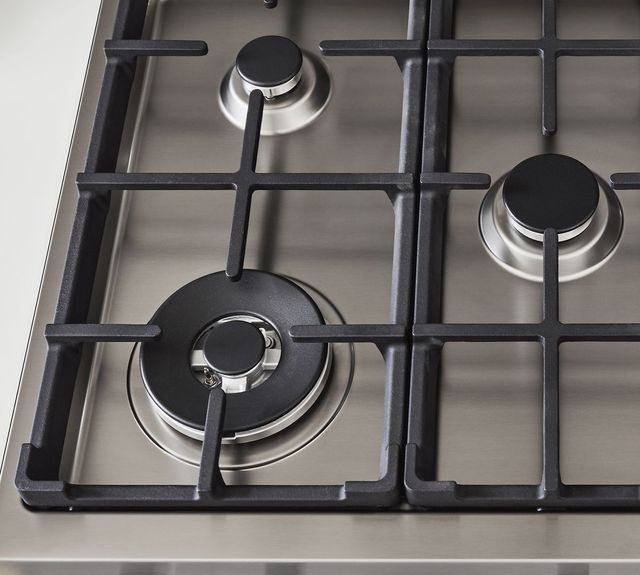 Bertazzoni Professional Series 24" Fingerprint Resistant Stainless Steel Pro Style Gas Range-3