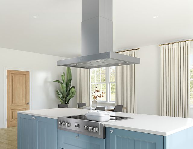 Zephyr Core Collection Roma 42" Stainless Steel Island Range Hood -4