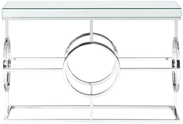 Elements International Pearl 3-Piece Chrome Occasional Table Set-2
