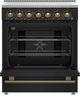 FORNO® Paolo 30" Black Freestanding Electric Range-1