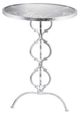 A & B Home Charmain Silver Side Table-1