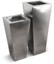 Le Present Satino Classic Stainless Steel 28" Planter-1