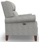 Best® Home Furnishings Customizable Joanna Power High Leg Recliner with Power Tilt Headrest and Dark Walnut Legs-2