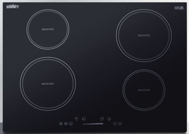 Summit® 30" Black Induction Cooktop-0