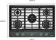 KitchenAid® 30"Juniper Gas Cooktop with 5 Burners and Integrated Wok Grate-3