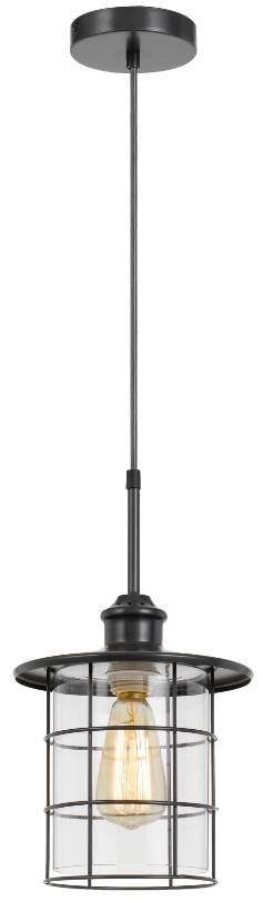 Cal® Lighting & Accessories Silverton 1-Light Dark Bronze Pendant-1