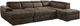 Furniture of America® Hugo 4-Piece Light Brown Right-Arm Facing Sectional and Chaise-0